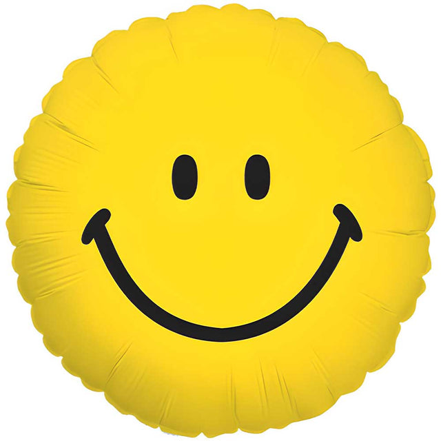 Foil Balloon Happy Face 18 Inch