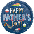Father's Day Foil Balloon Hooked On Dad