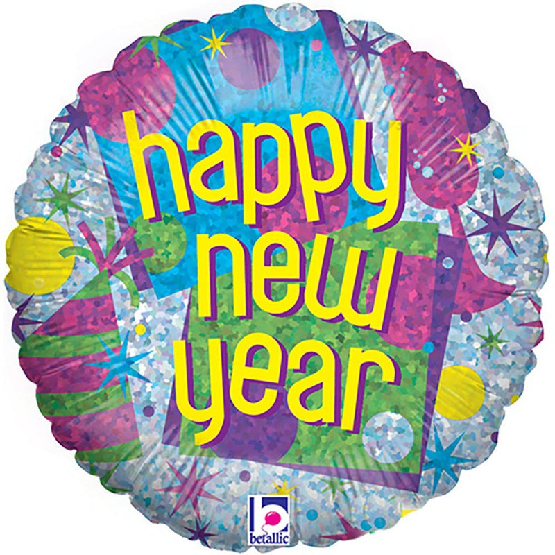 New Year Foil Balloon 18 Inch Celebration