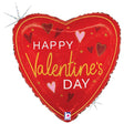 Foil Balloon Happy Valentine's Day Heart