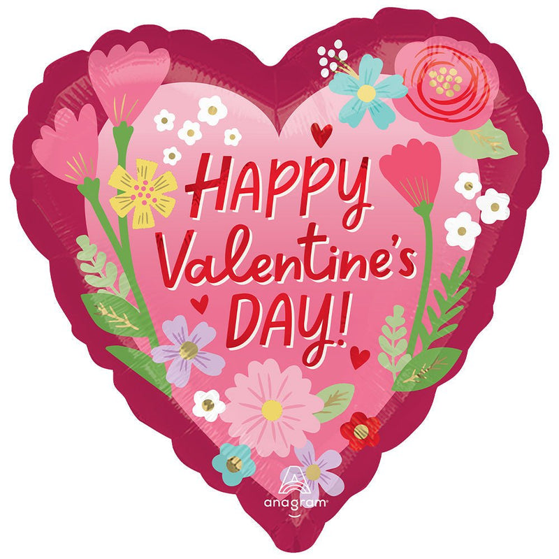 Heart Foil Balloon for Valentine's Day