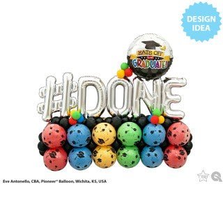 Graduation Foil Balloon 18 Inch Hats Off To The Graduate