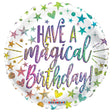 Foil Balloon Have A Magical Birthday Rainbow Holographic
