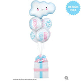 Foil Balloon 18 Inch He or She? Footprints