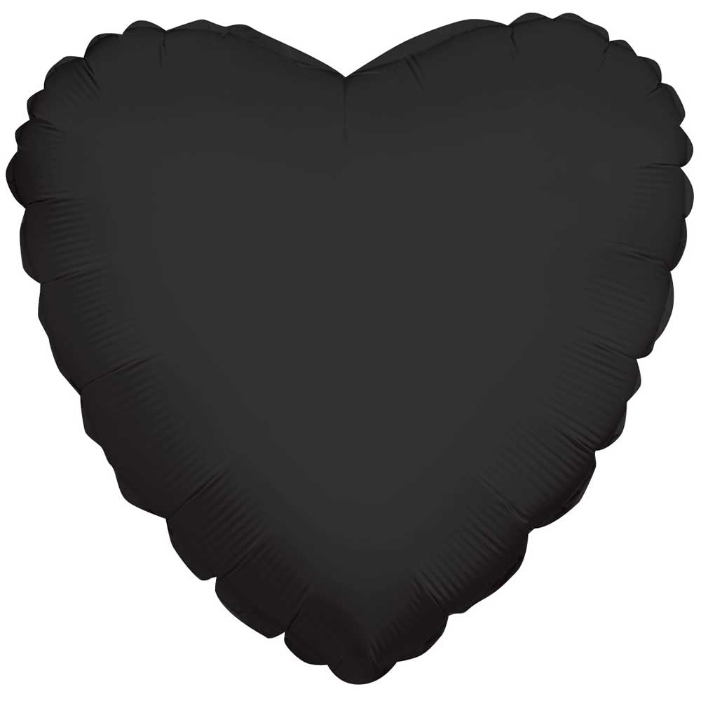 Heart Black Foil Balloon