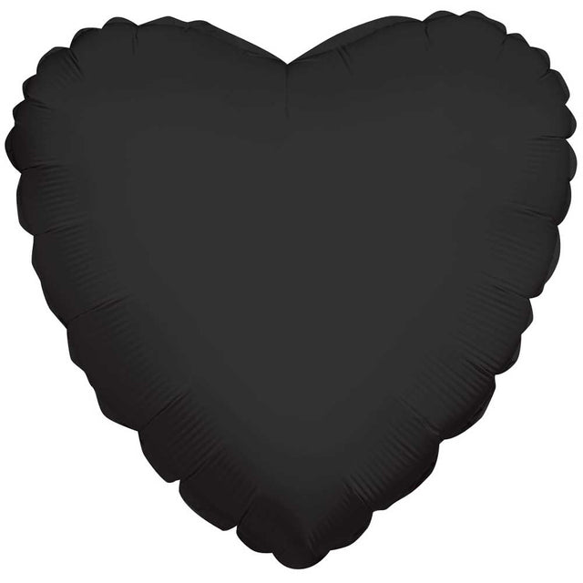 Heart Black Foil Balloon