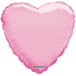 Heart Foil Balloon Macaron Pale Pink