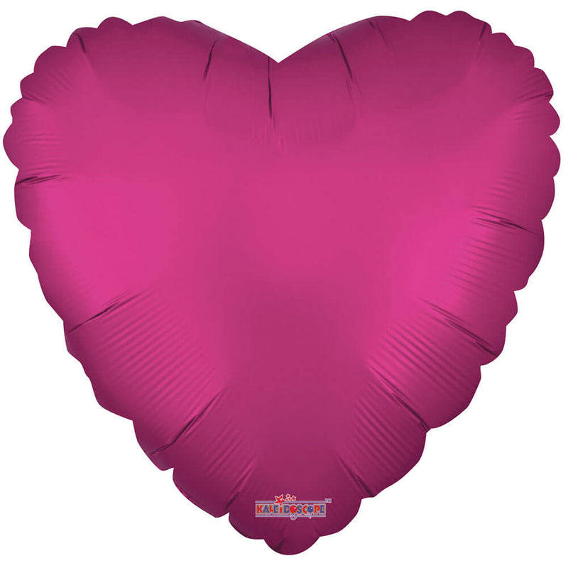 Heart Foil Balloon Matte Hot Pink