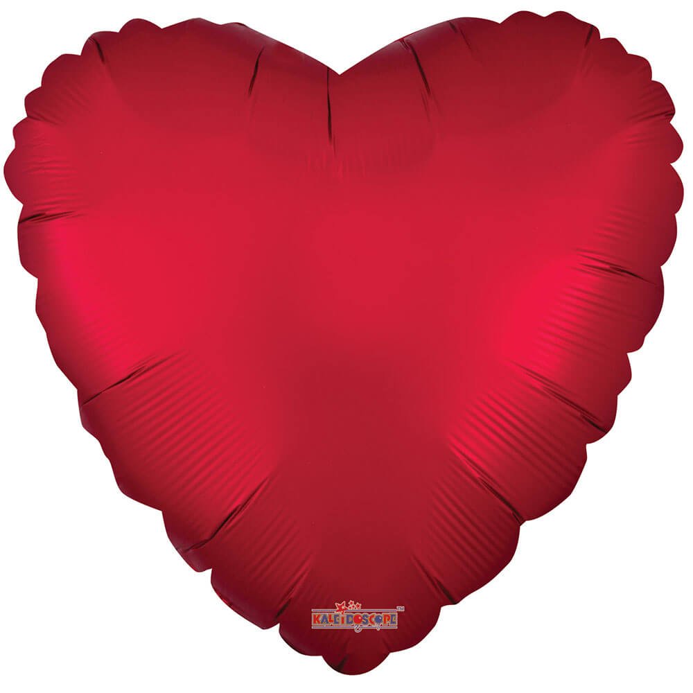 Heart Matte Red Foil Balloon