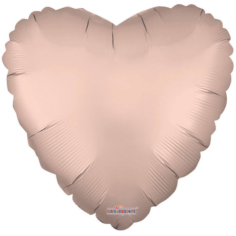 Heart Foil Balloon Matte Rose Gold