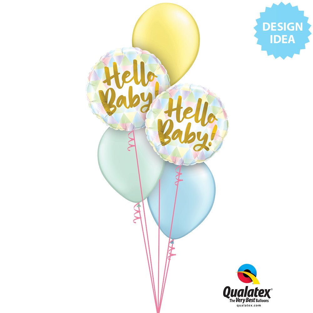 Foil Balloon Hello Baby! 18 Inch