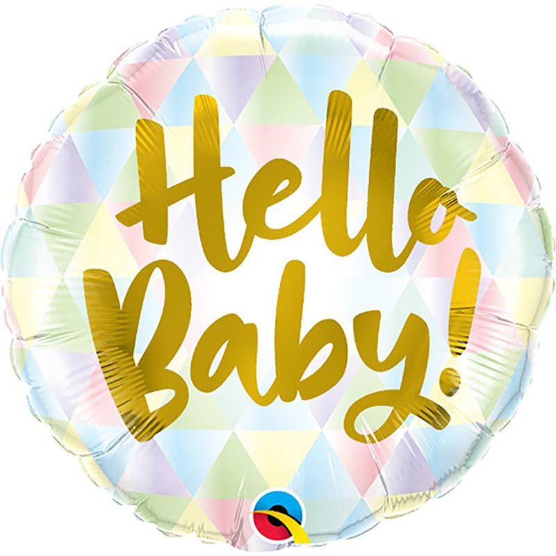 Foil Balloon Hello Baby! 18 Inch