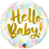 Foil Balloon Hello Baby! 18 Inch