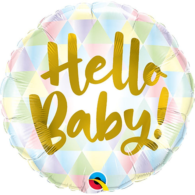 Foil Balloon Hello Baby! 18 Inch