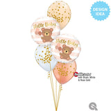 Foil Balloon Hello Baby Bear & Balloons