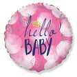 Foil Balloon Hello Baby Girl