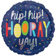 Foil Balloon Hip Hip Hooray!