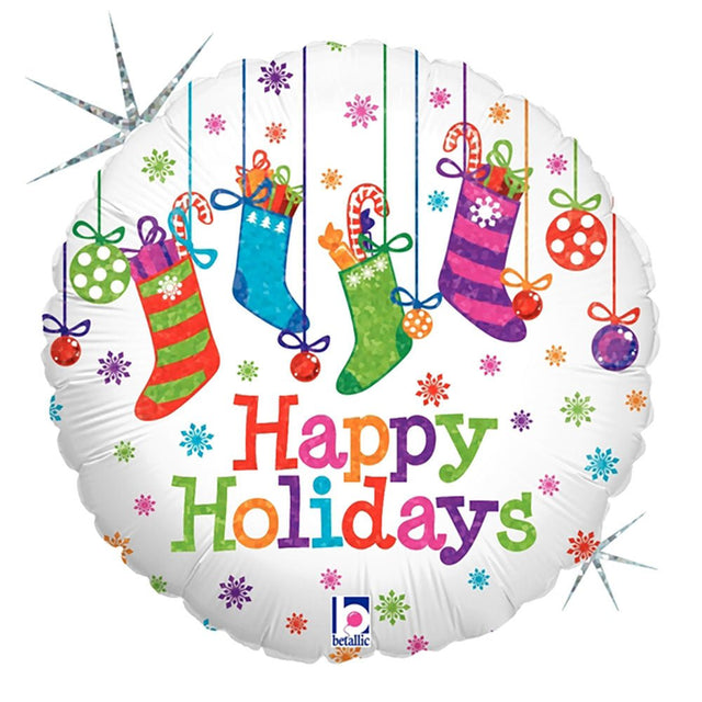 Holiday Polka Dots Foil Balloon