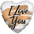 Heart Foil Balloon 18 Inch I Love You Gold