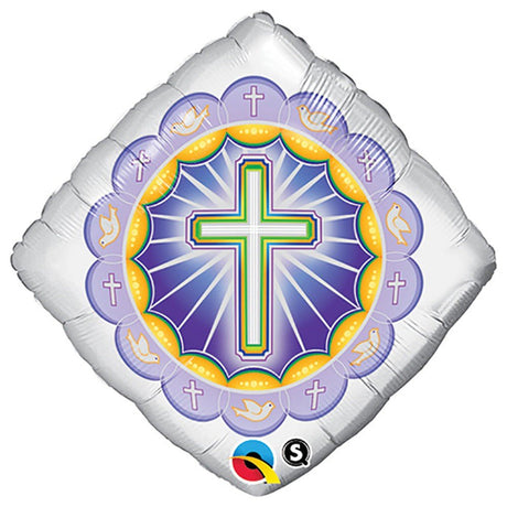 18 Inch Cross Foil Balloon