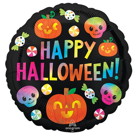 Halloween Foil Balloon - Iridescent Cuties