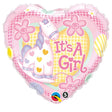 Foil Balloon Girls It's A Girl Soft Pony