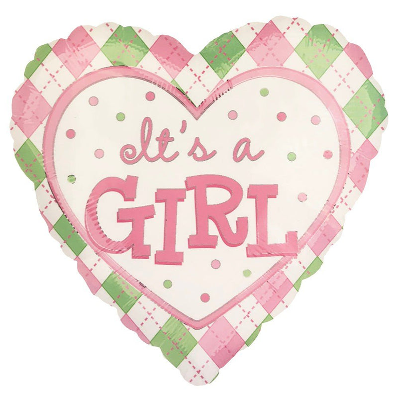 Foil Balloon Girls It's A Girl Sweet Pea