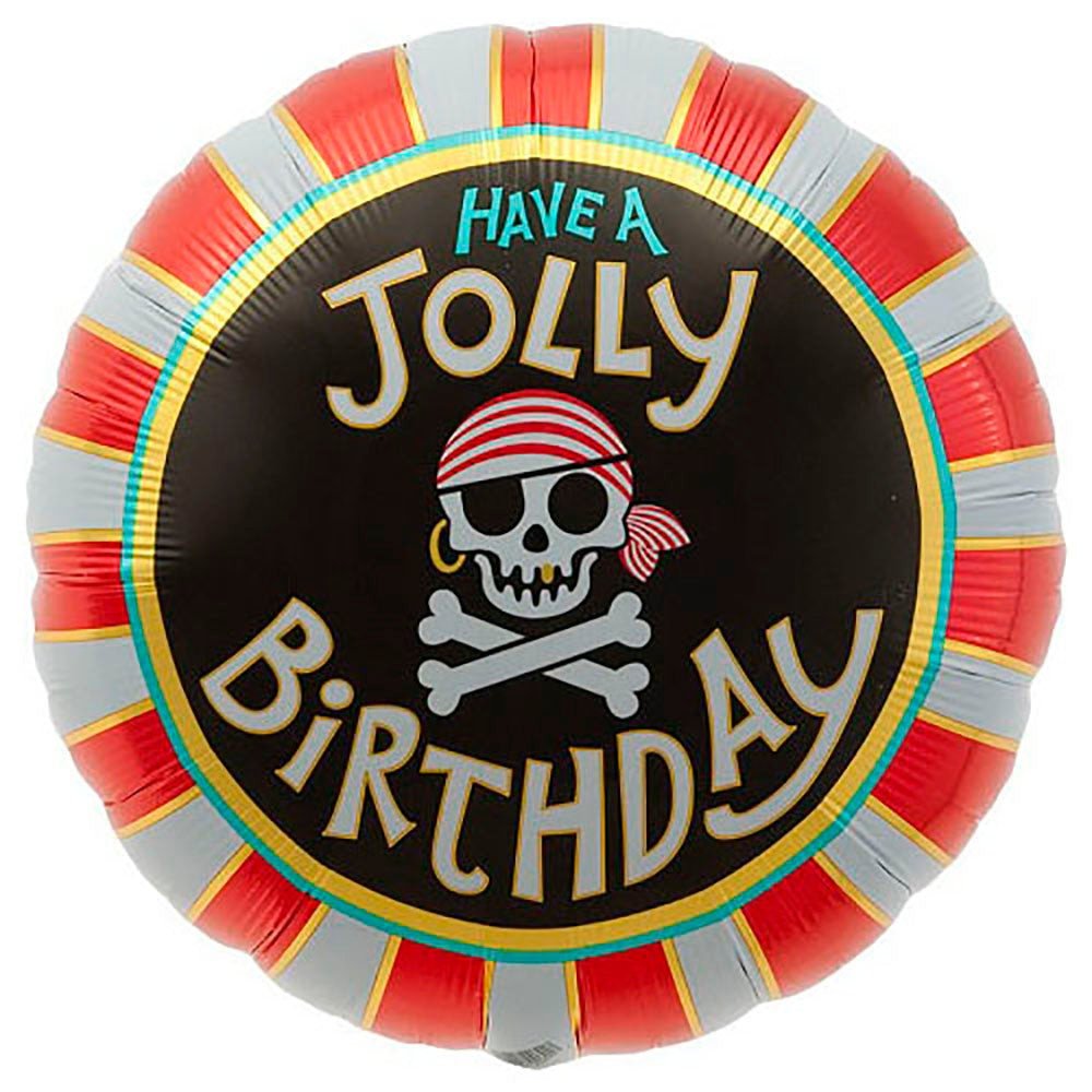 Foil Balloon Jolly Birthday 18 Inch