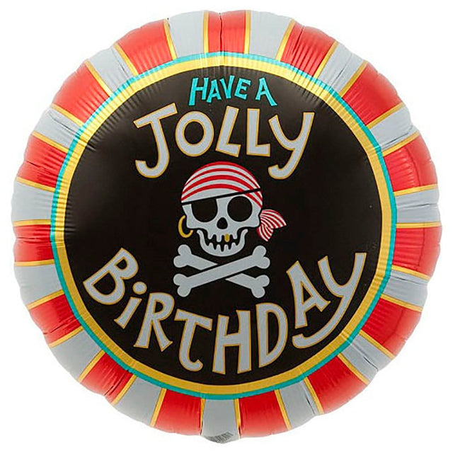 Foil Balloon Jolly Birthday 18 Inch