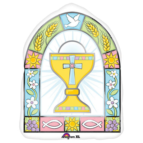 Foil Balloon 18 Inch Joyous Celebration Window