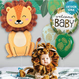 Foil Balloon Jungle Welcome Baby