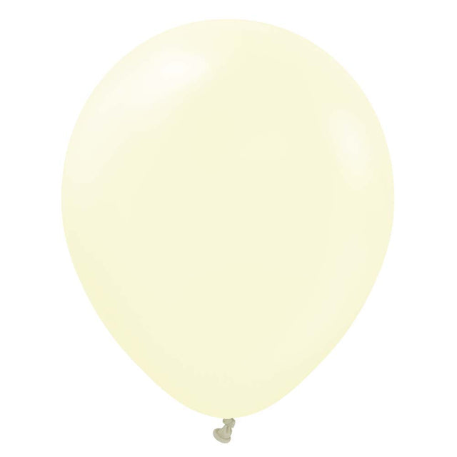 Latex Balloons 18 Inch Kalisan Macaron Pale Yellow