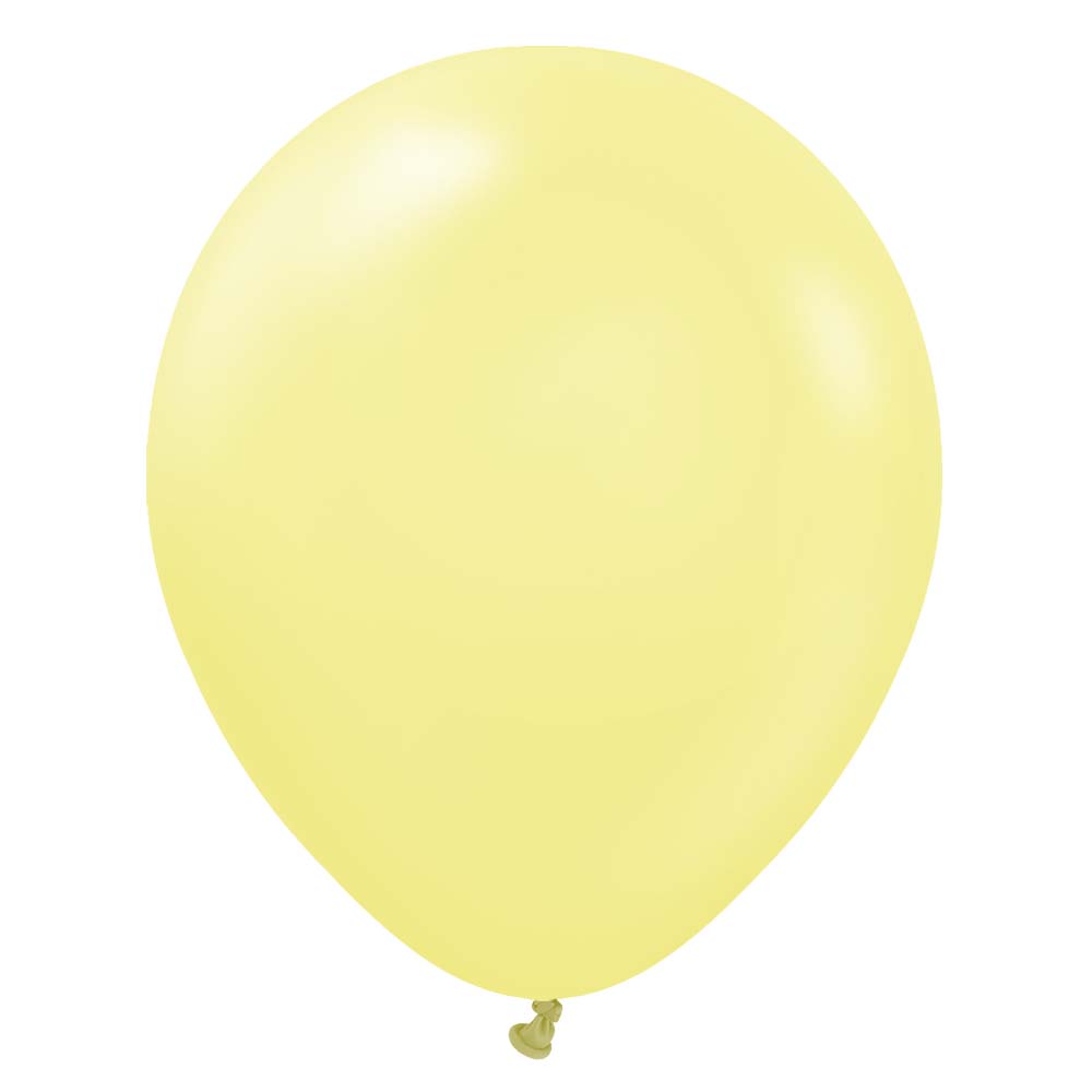 Latex Balloons 18 Inch Kalisan Macaron Yellow