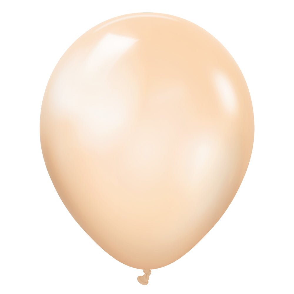 Latex Balloons 18 Inch Kalisan Metallic Pearl Salmon