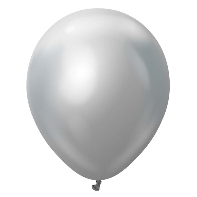 Latex Balloons 18 Inch Kalisan Mirror Silver