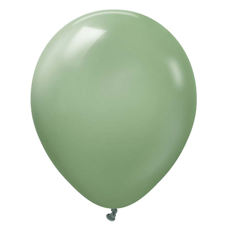 Latex Balloons 18 Inch Retro Eucalyptus