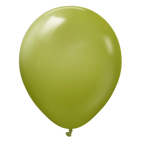 Latex Balloons 18 Inch Kalisan Retro Olive