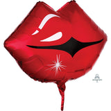 Foil Balloon Kissy Lips 18 Inch
