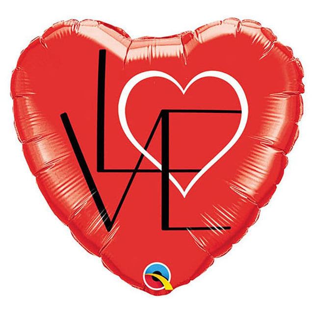 Foil Balloon 18 Inch L(Heart)Ve Red