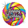 18 Inch Lollipop Birthday Foil Balloon