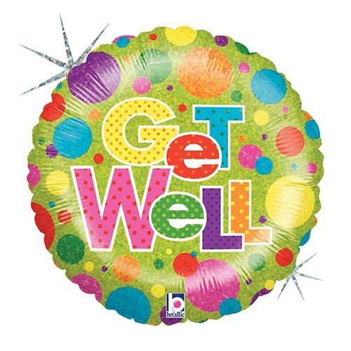 Foil Balloon Get Well 18 Inch