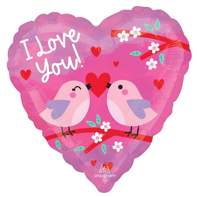 Love Birds Foil Balloon