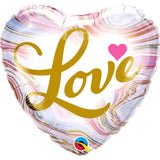 Foil Balloon 18 Inch Love Colorful Marble