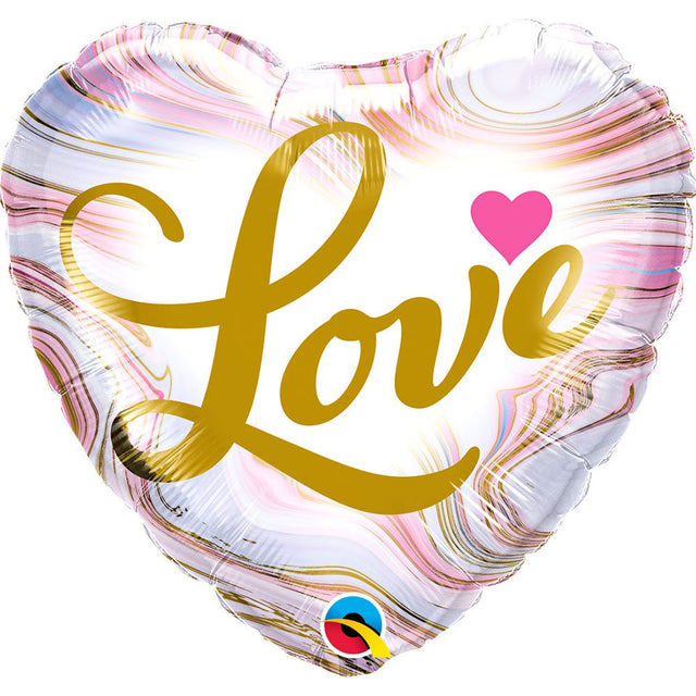 Foil Balloon 18 Inch Love Colorful Marble
