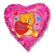 18 Inch Love Happy Bear Foil Balloon