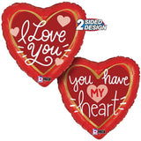 Foil Balloon Love Messages 18 Inch