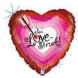 Foil Balloon 18 Inch Love Struck