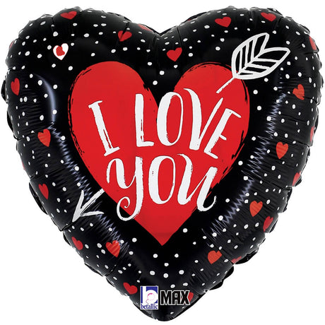 Heart Arrow Foil Balloon