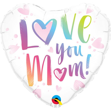 Foil Balloon Love You M(Heart)M! 18 Inch