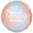 Foil Balloon Lovely Birthday 18 Inch